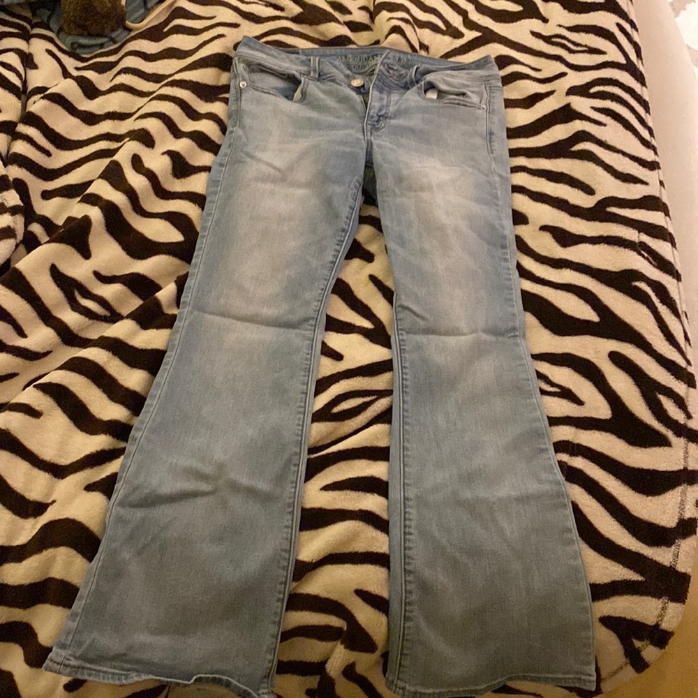 AE Super Stretch Light Wash Jeans